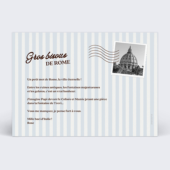 Carte Postale Multi-timbres
