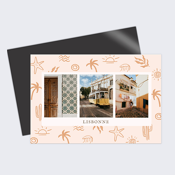 Carte Postale Motif Terracotta