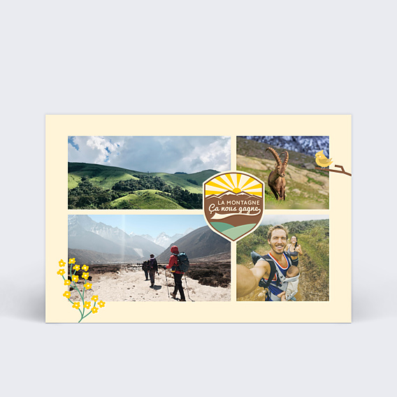 Carte Postale Montagne D'été