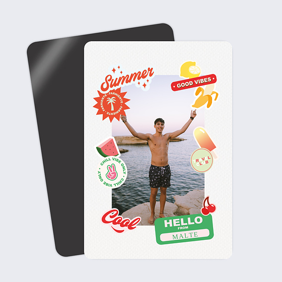 Carte postale Stickers