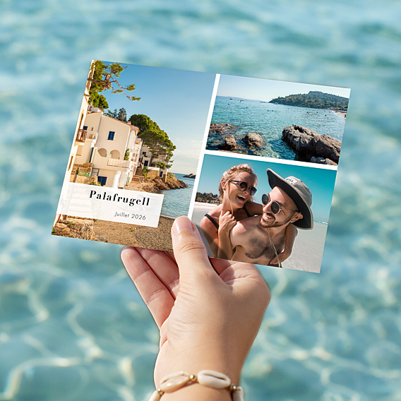 Carte Postale Bandeau Graphique