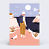 Carte Postale La Mandarine Bleue x Popcarte - Randonnée