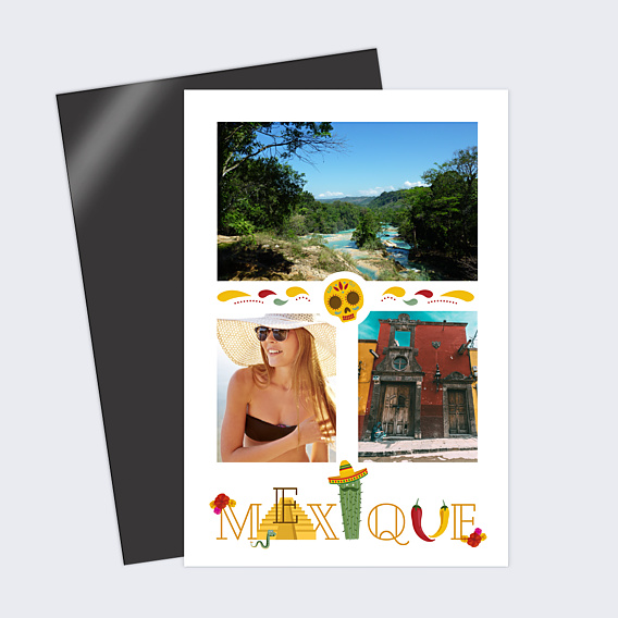 Carte Postale Typographie Mexique