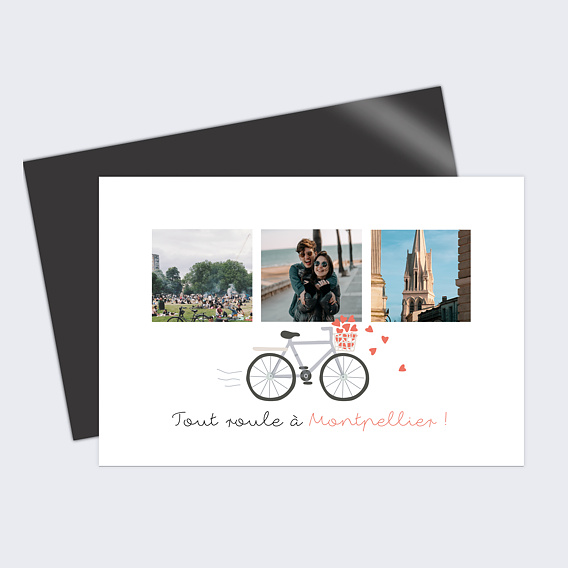 Carte postale Bisous Ensoleillés