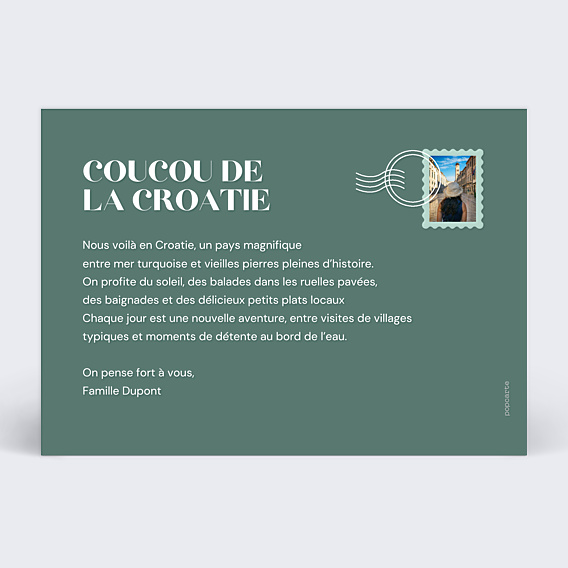 Carte Postale Triptyque coloré