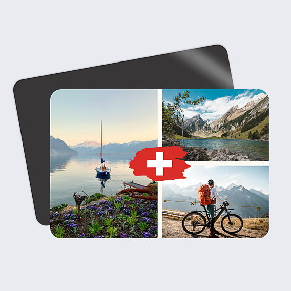 Carte Postale Drapeau Suisse