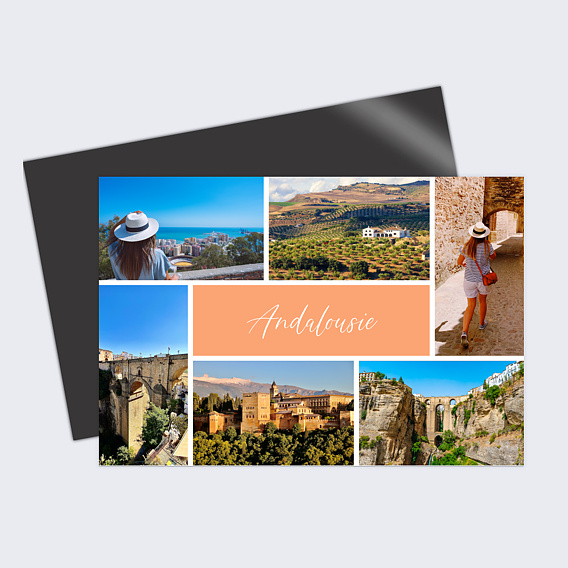 Carte postale Bandeau Coloré