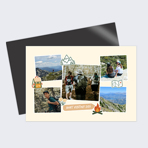 Carte Postale Sticker montagne