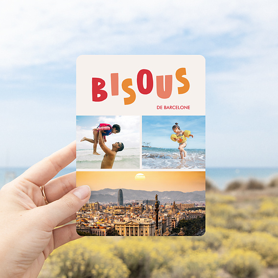 Carte Postale Bisous Bisous