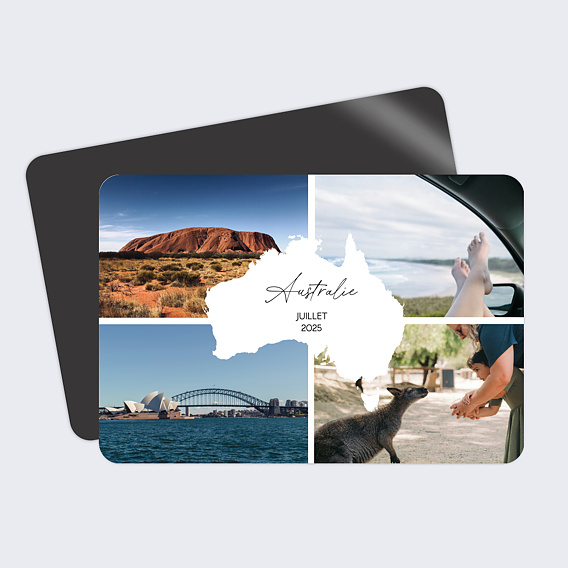 Carte postale Étiquette Australie