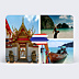 Carte Postale Drapeau Thaïlande