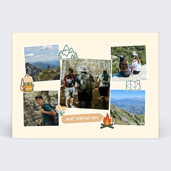 Carte Postale Sticker montagne