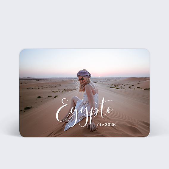 Carte Postale Calligraphie