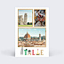 Carte Postale Typographie Italie
