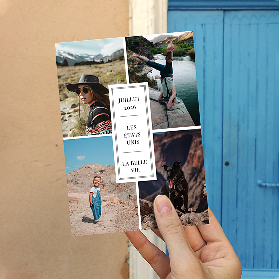 Carte Postale Étiquette verticale