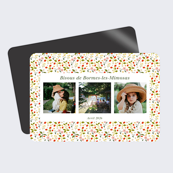 Carte Postale Pattern Printemps