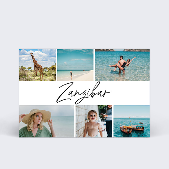 Carte Postale Escale Tropicale