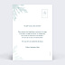 Carte Postale Flocons Bleus