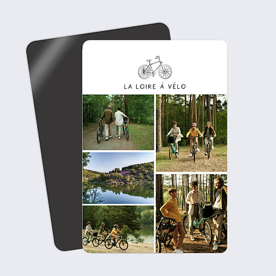 Carte Postale Voyage à Vélo