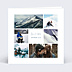 Carte Postale Hiver Chic