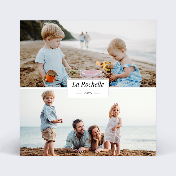 Carte postale Etiquette