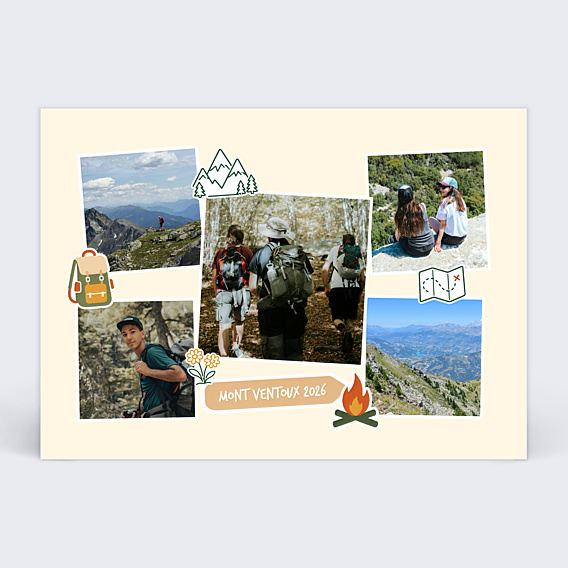 Carte Postale Sticker montagne
