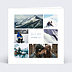 Carte postale Hiver Chic