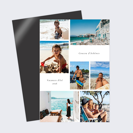 Carte Postale Voyage en famille