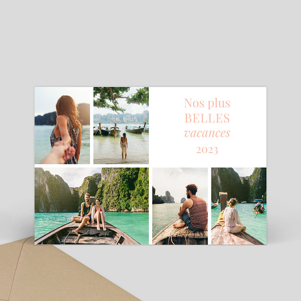 Carte postale Joli multi Recto