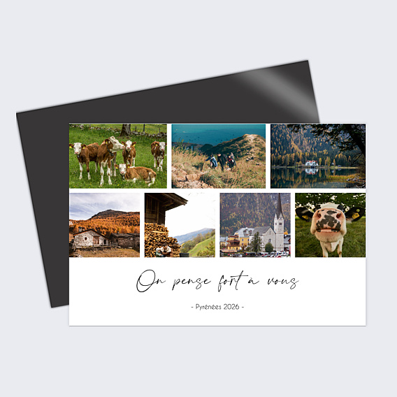 Carte Postale Petits Randonneurs
