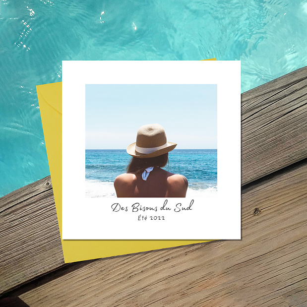 Carte Postale Polaroid Classique