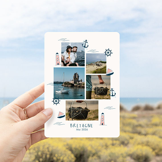 Carte Postale Souvenirs de Bretagne