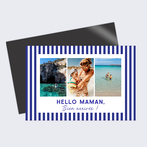 Carte postale Rayures