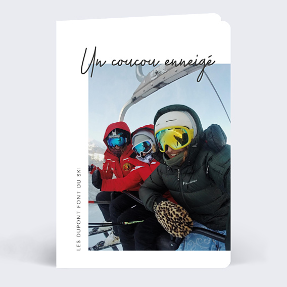 Carte Postale Photo Carte Postale Hiver