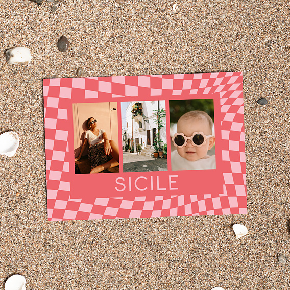 Carte postale Échiquier Après 1