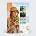Carte Postale Photomaton Portrait
