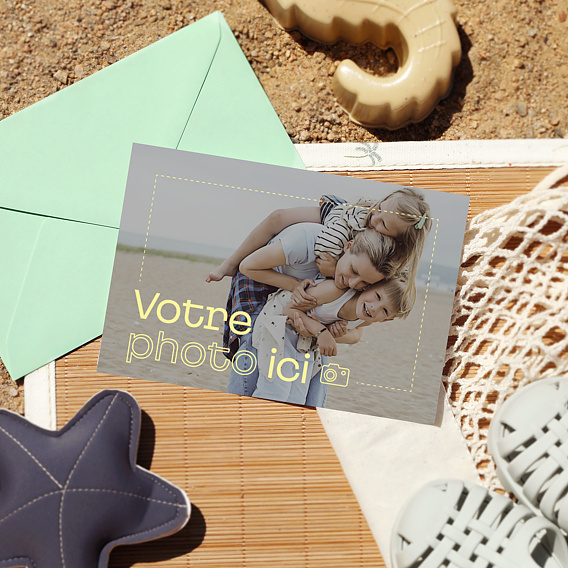 Carte postale Votre Photo ici Après 4