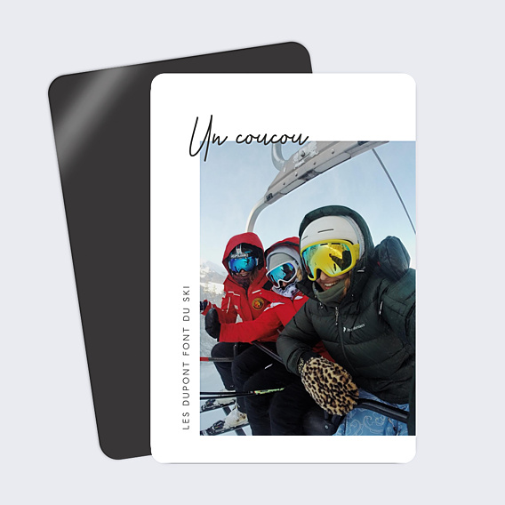 Carte Postale Photo Carte Postale Hiver
