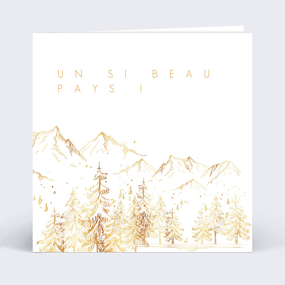 Carte postale Paysage d'Hiver