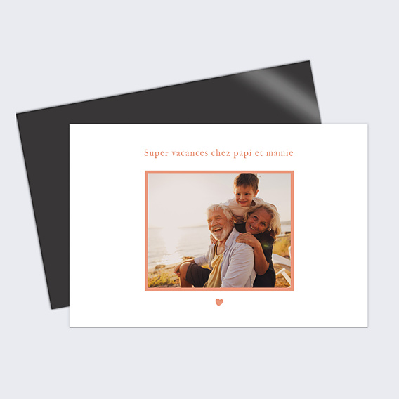 Carte Postale Chez Papi et Mamie