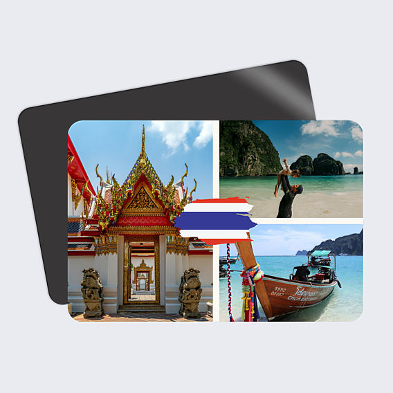 Carte Postale Drapeau Thaïlande