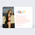 Carte postale Hello Holidays Verso