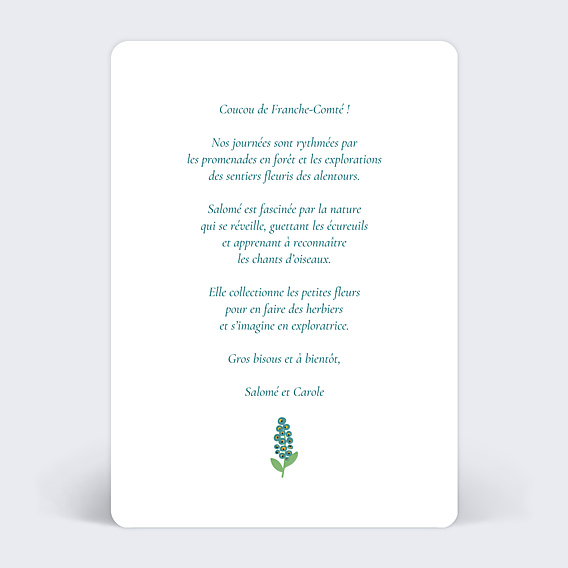 Carte Postale Liberty Printemps