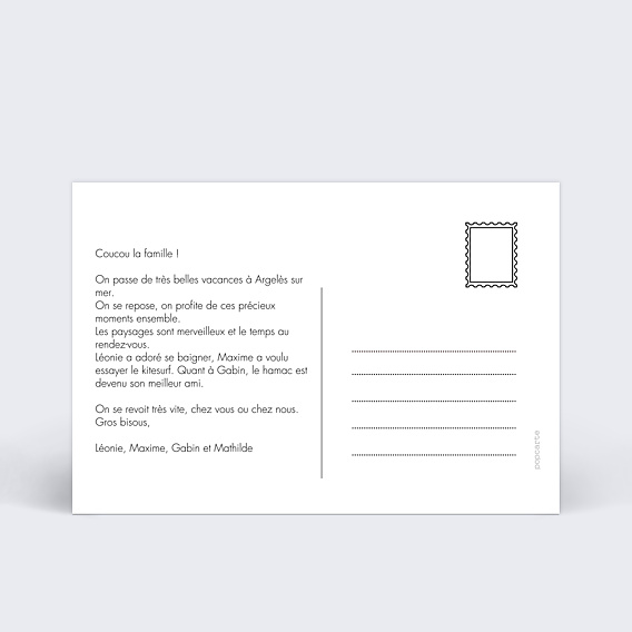 Carte Postale Photo Souvenir