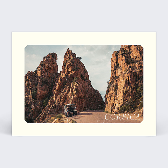 Carte Postale Effet Argentique