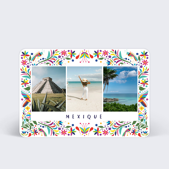 Carte Postale Motif Mexicain