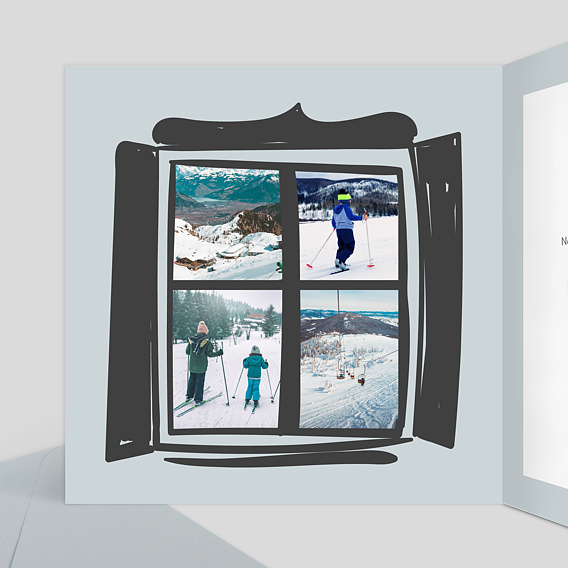 Carte postale Village de Montagne Intérieur Gauche