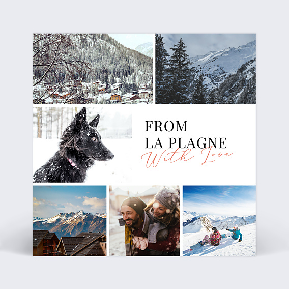 Carte Postale Bel Hiver