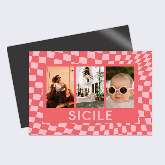 Carte postale Échiquier