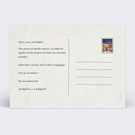 Carte Postale City Break